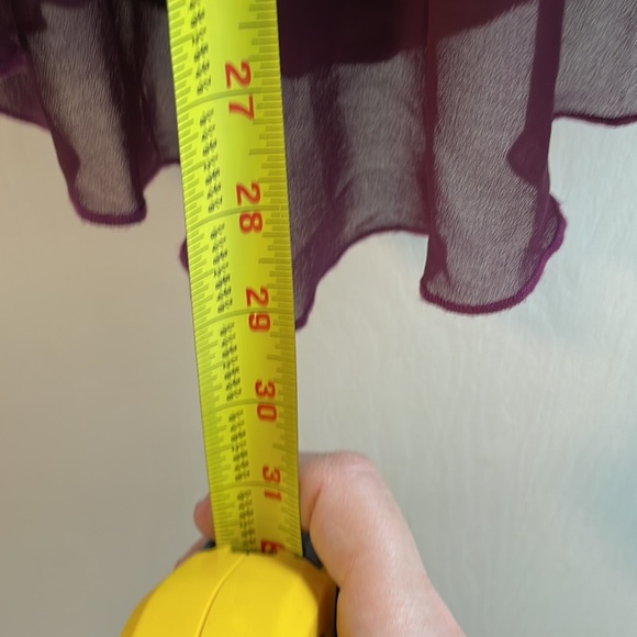 Gorgeous City Triangles Plum Colored Dress with beads, like new condition! - Picture 11 of 12